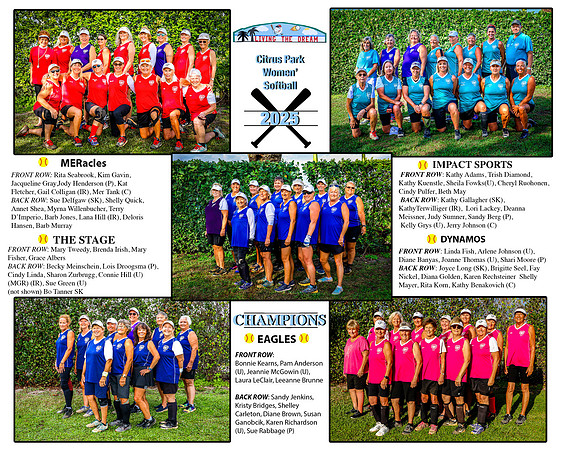 2025 Women's Teams